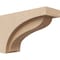 Ekena Millwork 5"W x 15"D x 10"H Classic Helena Rough Cedar Woodgrain TimberThane Corbel, Primed Tan CORUR05X15X10HELRCPR - alternate 1